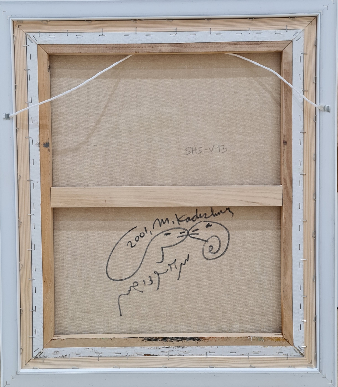 Sheep's Head, 2001 - menashe kadishman