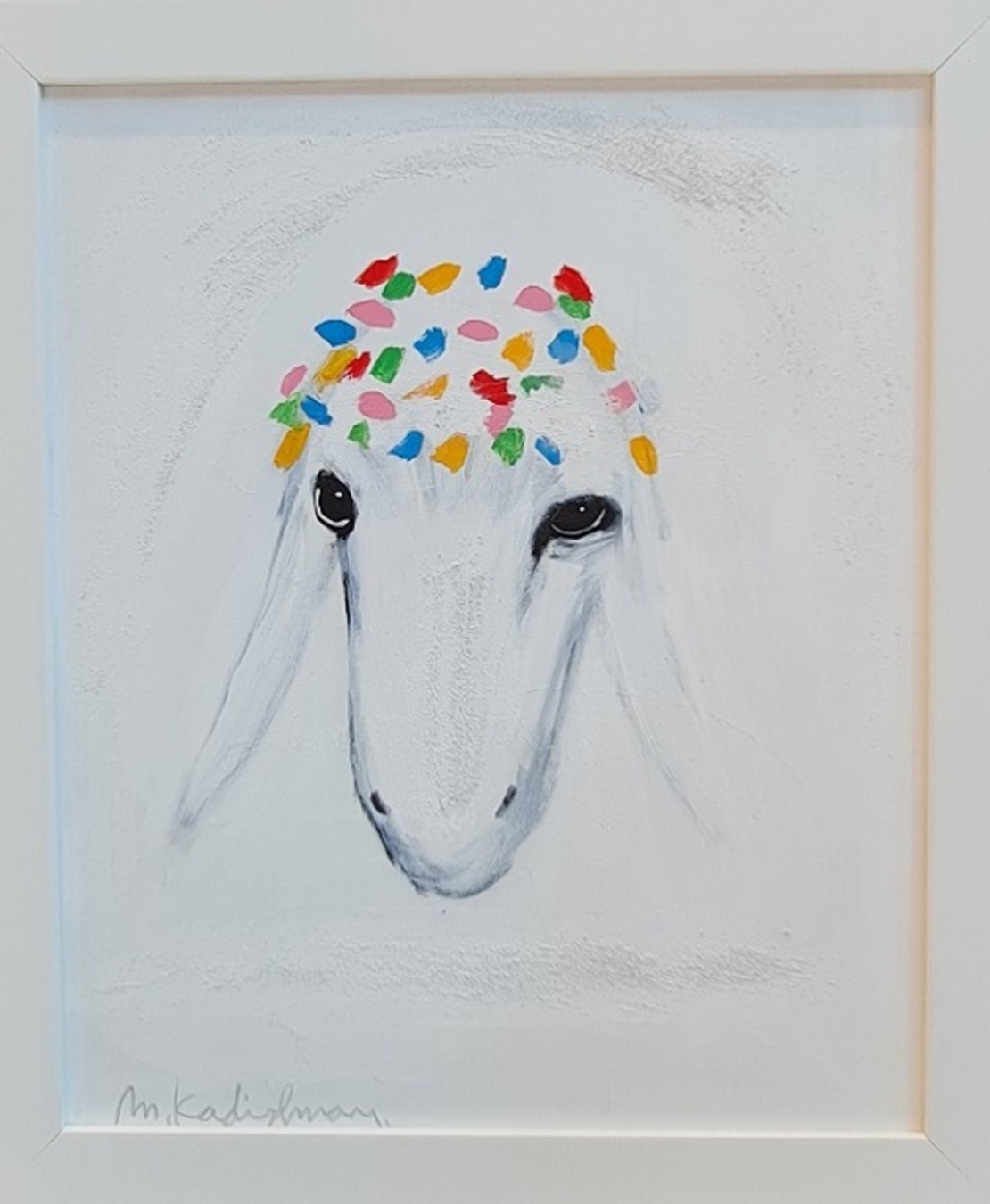 Sheep's Head - menashe kadishman