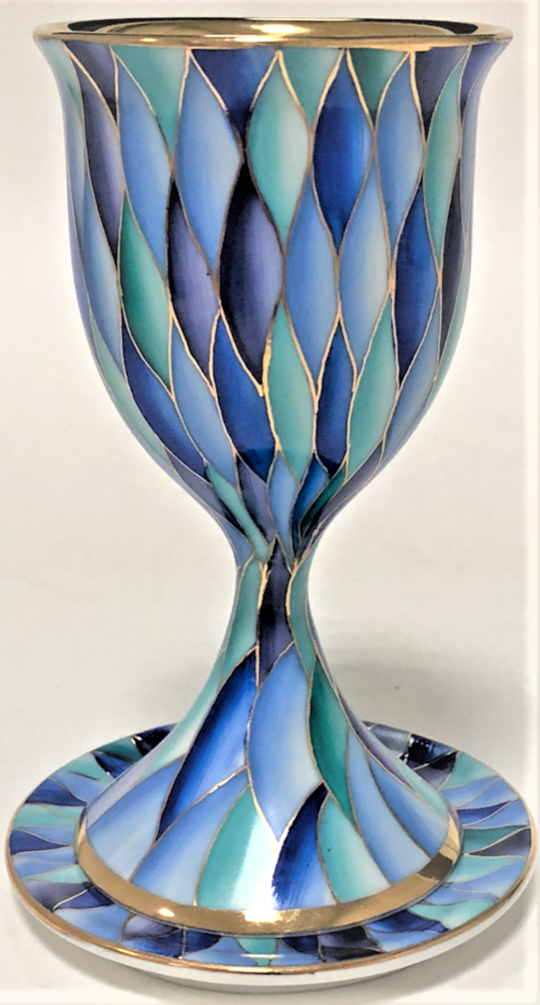 KIDDUSH CUP BLUE WAVE