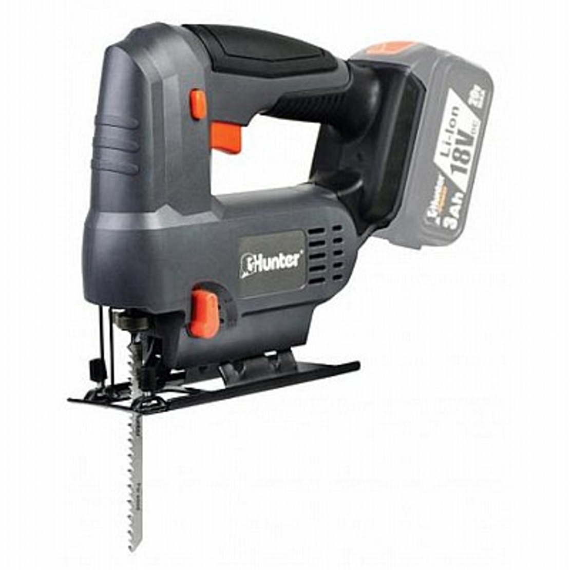 גוף משור אנכי נטען hunter 18v
