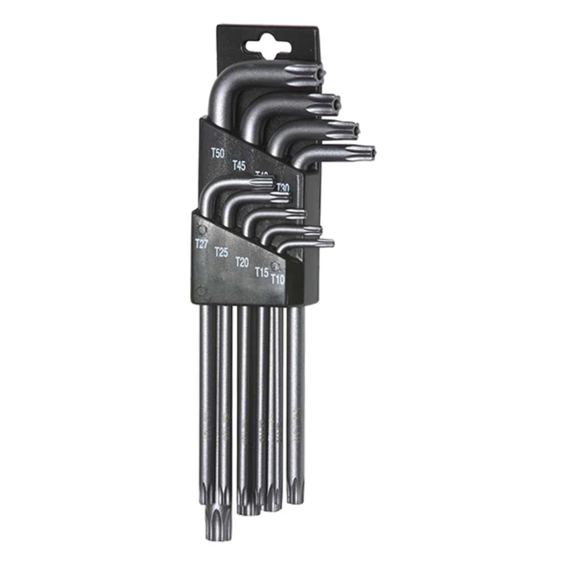 סט מפתחות כרום TORX+חור ארוך 9 יח SIGNET
