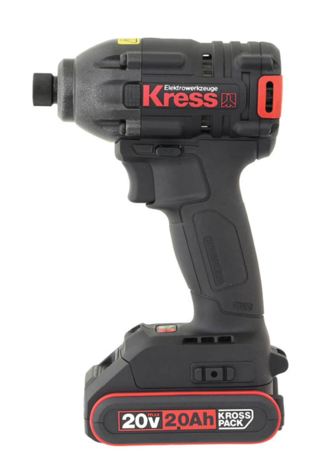  מברגת אימפקט נטענת + 2 סוללות KRESS KU290.1 20V 4Ah