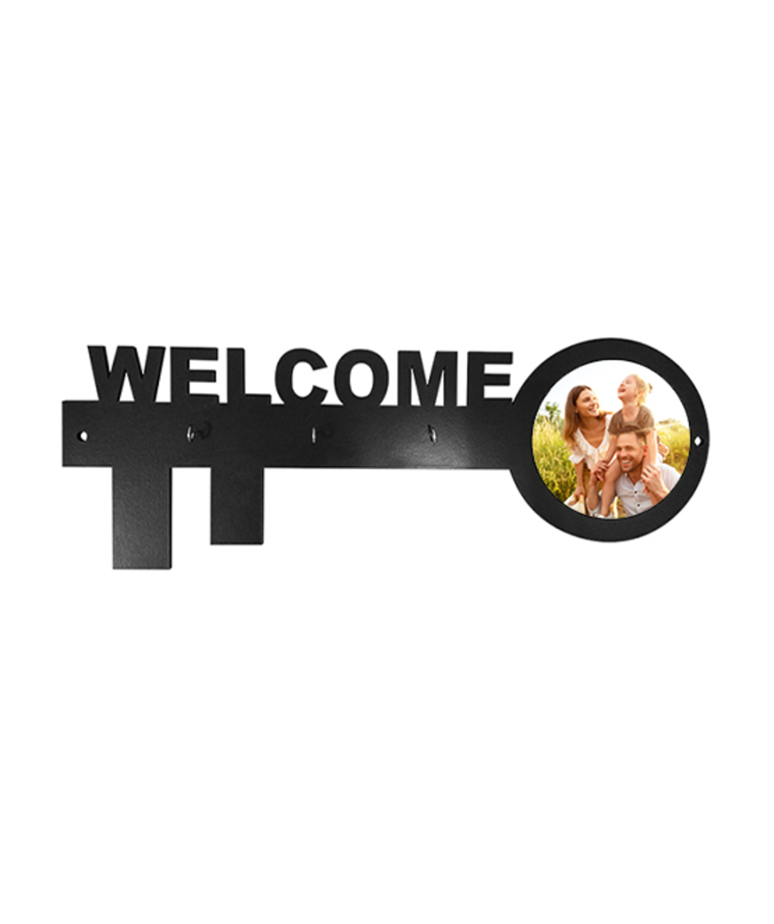 הדפסה על מפתח ברכה WELCOME - מתקן למחזיקי מפתחות