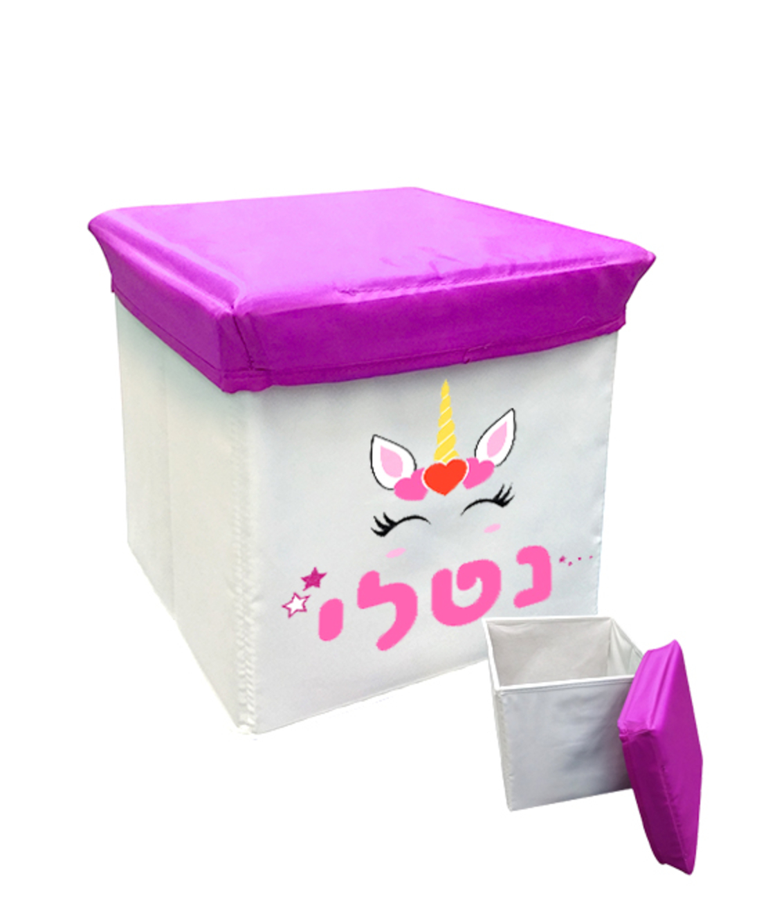 הדפסה על קופסת אחסון מתקפלת