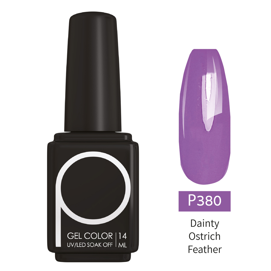 Гель-лак. Dainty Ostrich Feather (P380)