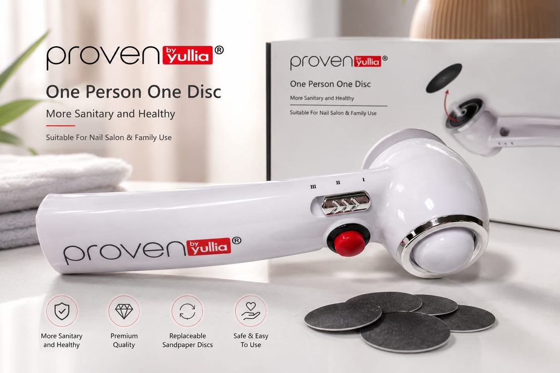 PROVEN Professional Foot Care Device המכשיר המקצועי לטיפול בכפות הרגליים לתחושת פדיקור מושלם בכל רגע