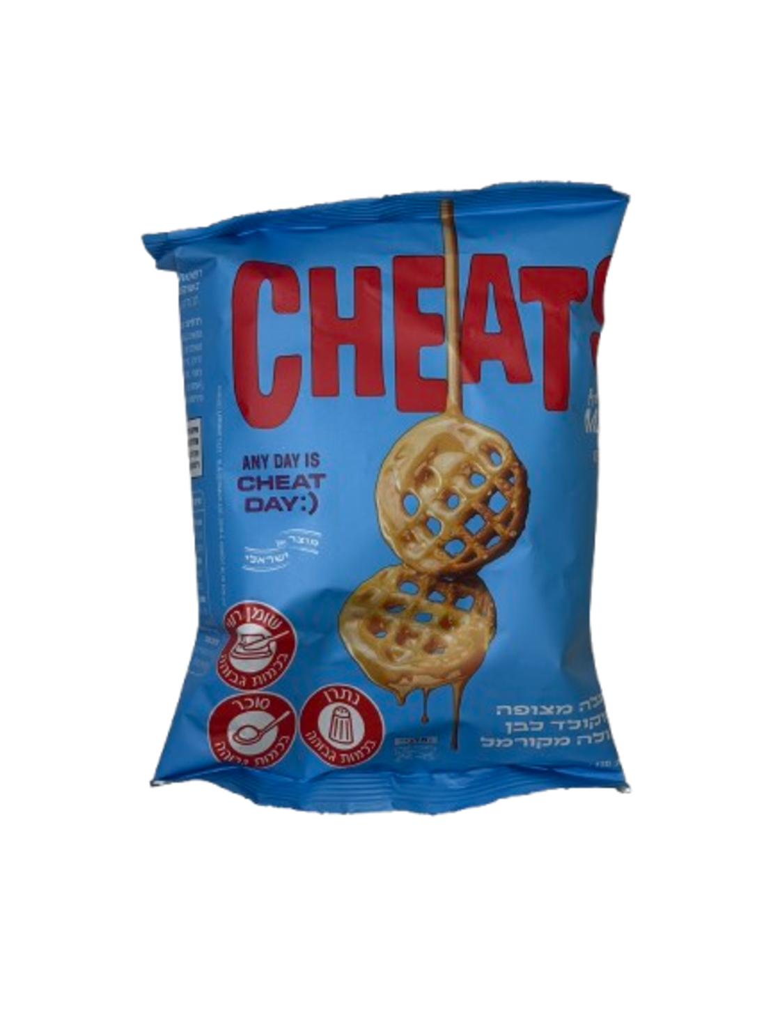 CHEATS בייגלה מצופה שוקולד לבן מקורמל