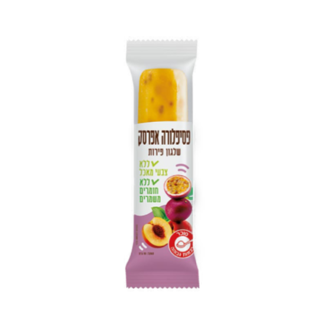 שלגון פרי טבעי - פסיפלורה אפרסק