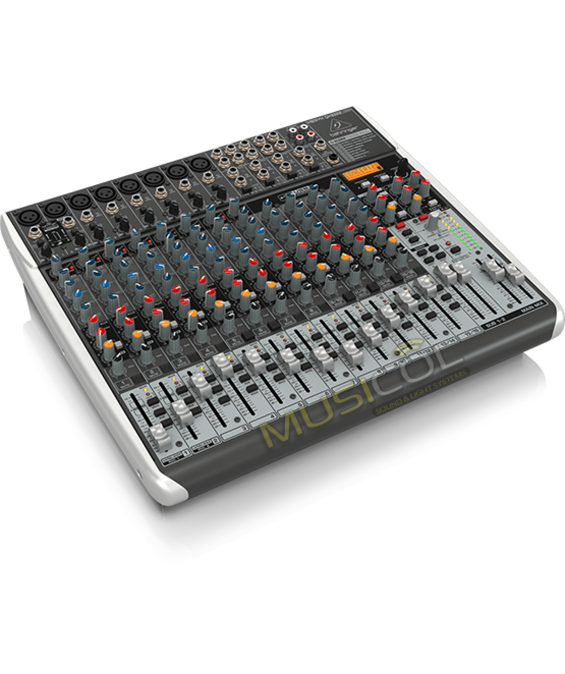 מיקסר 16 כניסות כרטיס קול ואפקט לשירה QX2222USB