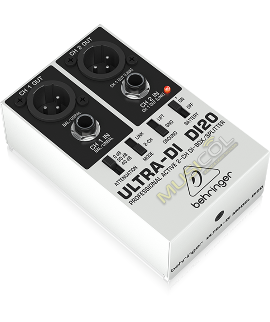 קופסאת DI כפולה אקטיבית BEHRINGER DI20