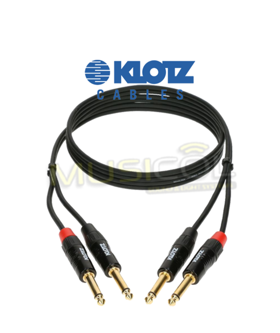 כבל סטריאו PL-PL באורך 3 מטר KLOTZ KT-JJ300