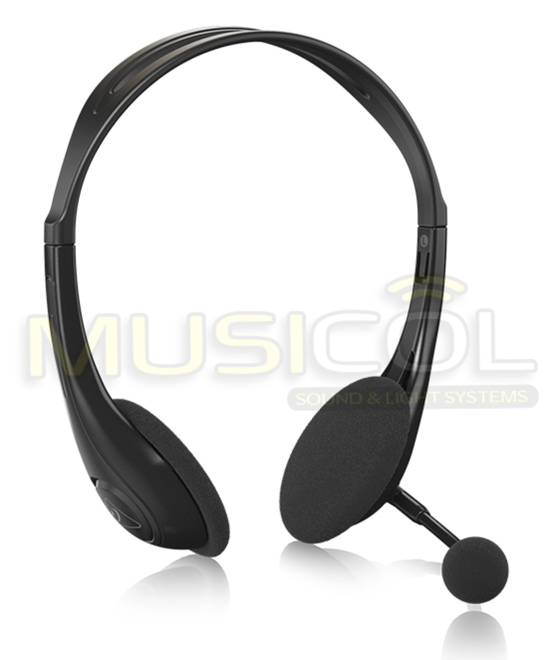 אוזניות סטריאו USB עם מיקרופון BEHRINGER HS20