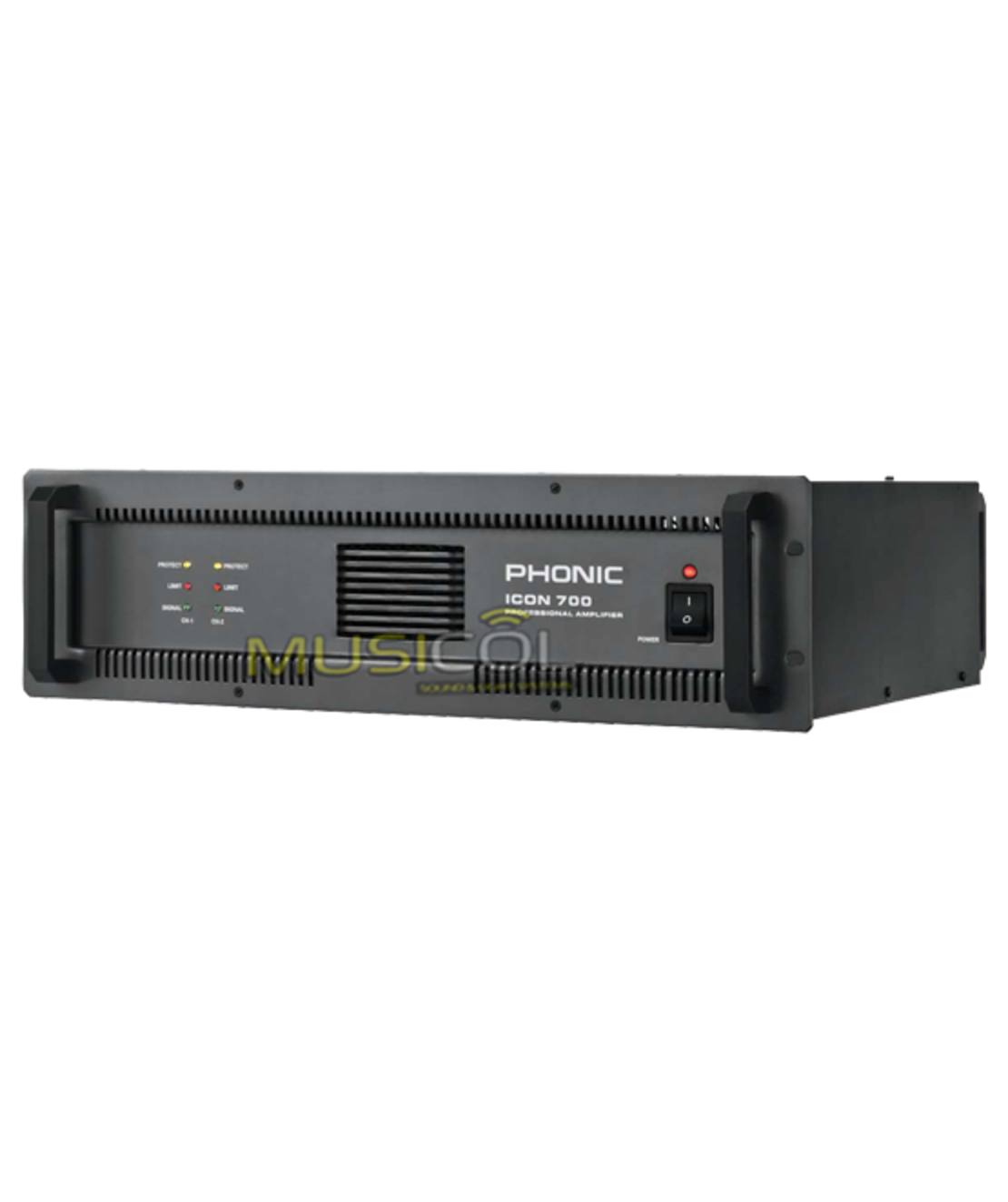 מגבר הספק 2X400W עם שנאי קו PHONIC ICON700