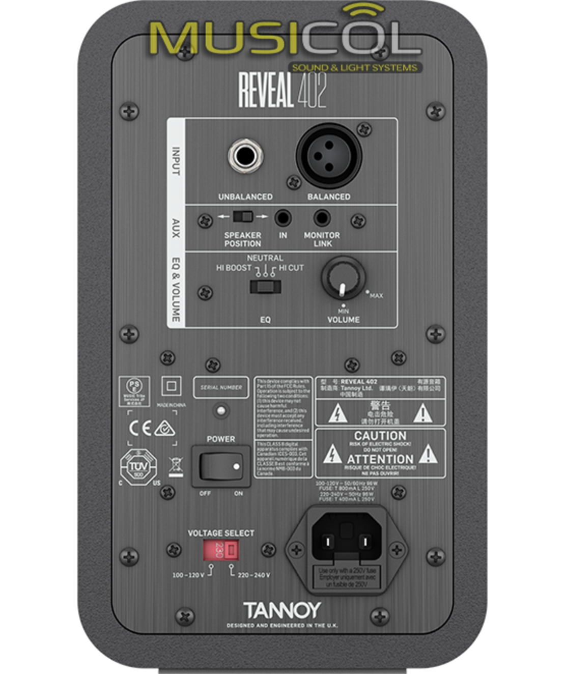 מוניטור אולפני TANNOY REVEAL 402