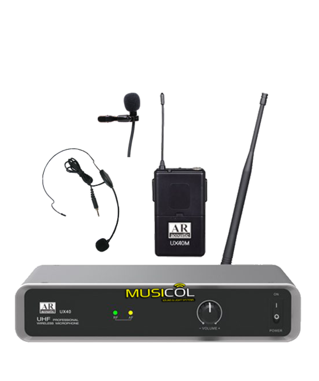 מיקרופון אלחוטי משדר חגורה AR-ACOUSTIC UX40M