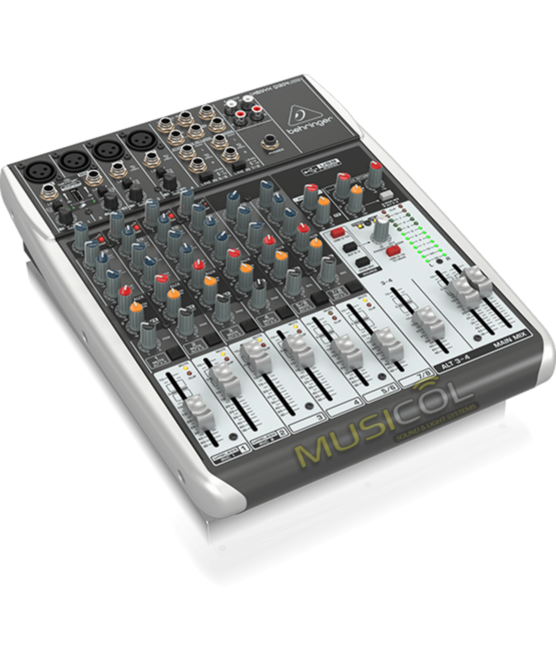 מיקסר 8 כניסות עם כרטיס קול Q1204USB