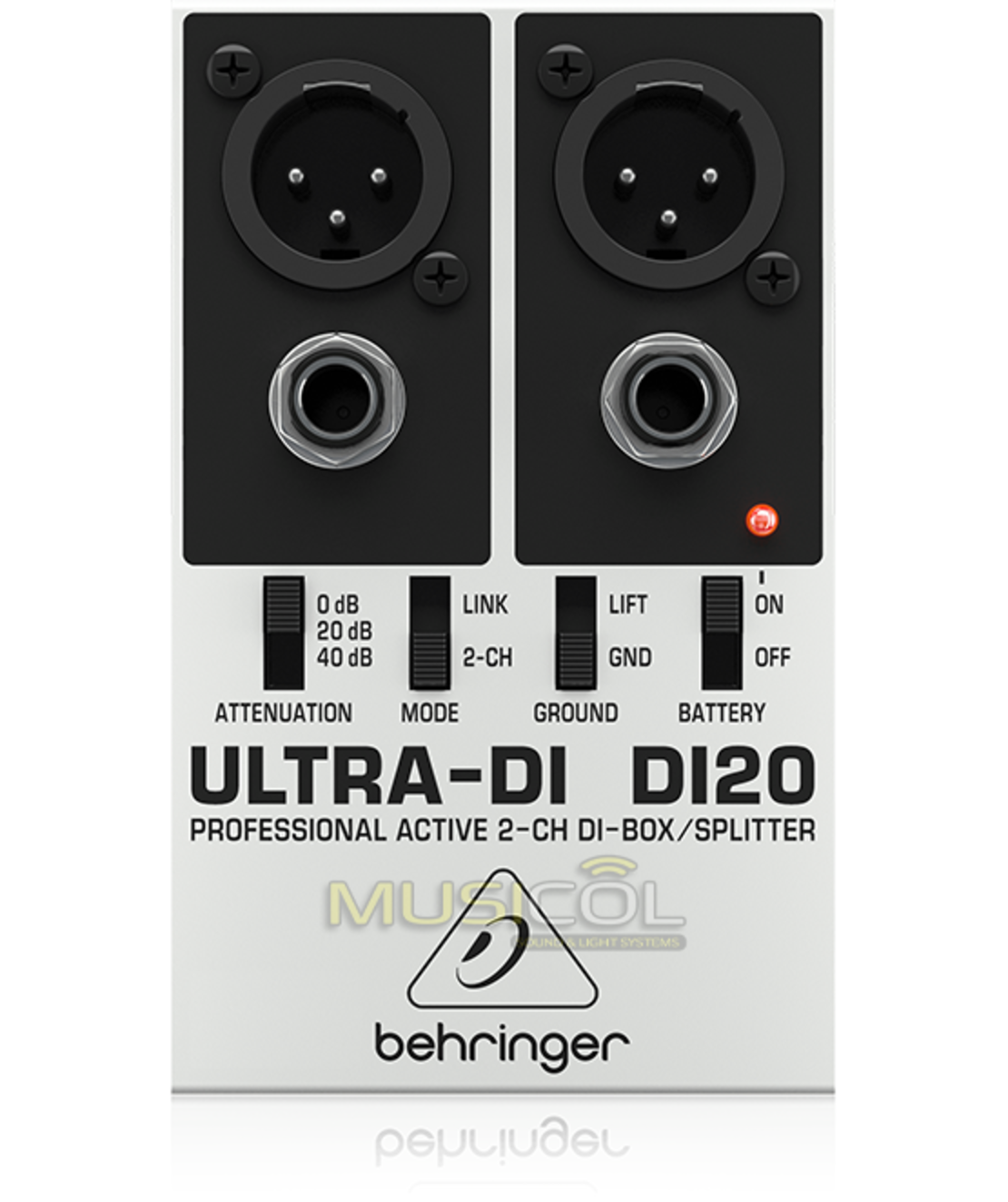 קופסאת DI כפולה אקטיבית BEHRINGER DI20