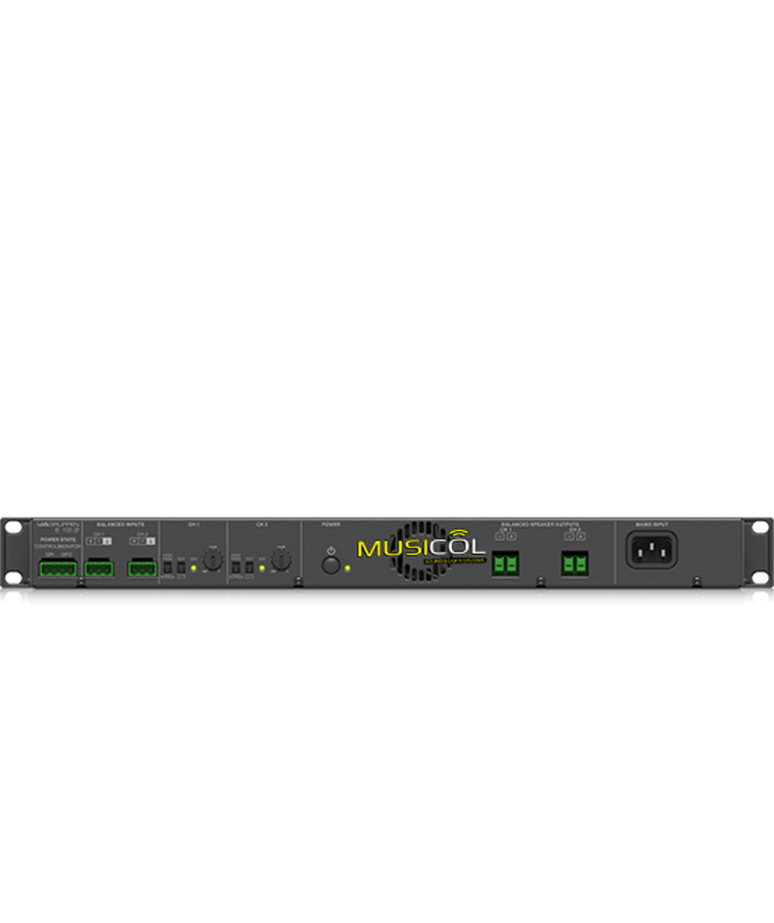 מגבר להתקנות 2X600W, שנאי קו LAB-GRUPPEN E 12:2