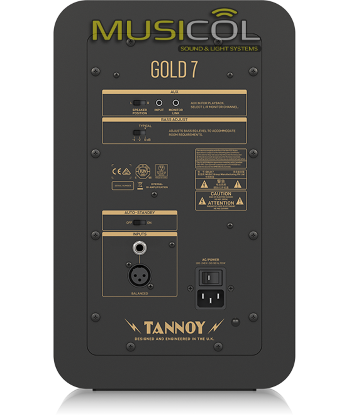 מוניטור אולפני TANNOY GOLD 7