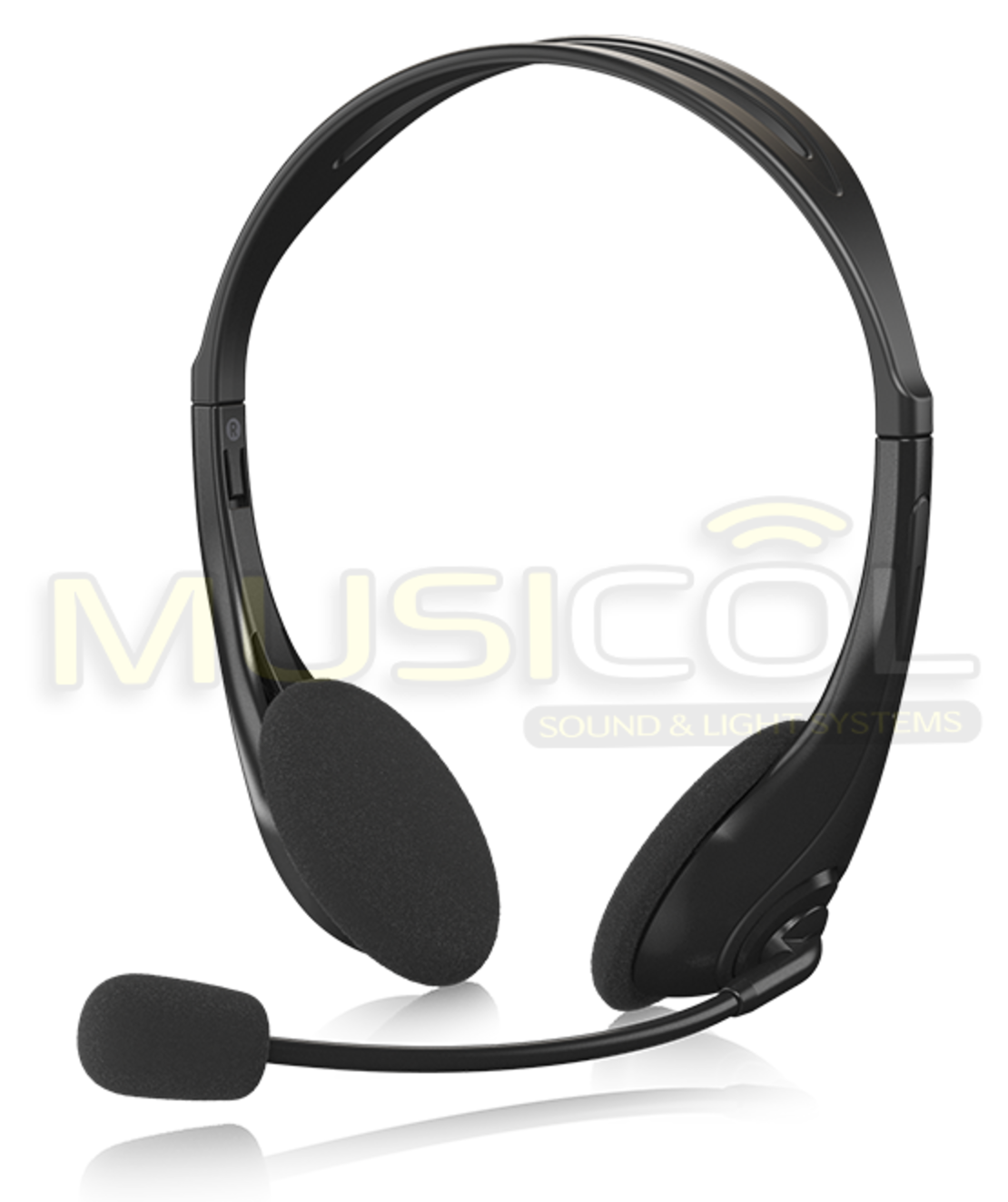 אוזניות סטריאו USB עם מיקרופון BEHRINGER HS20