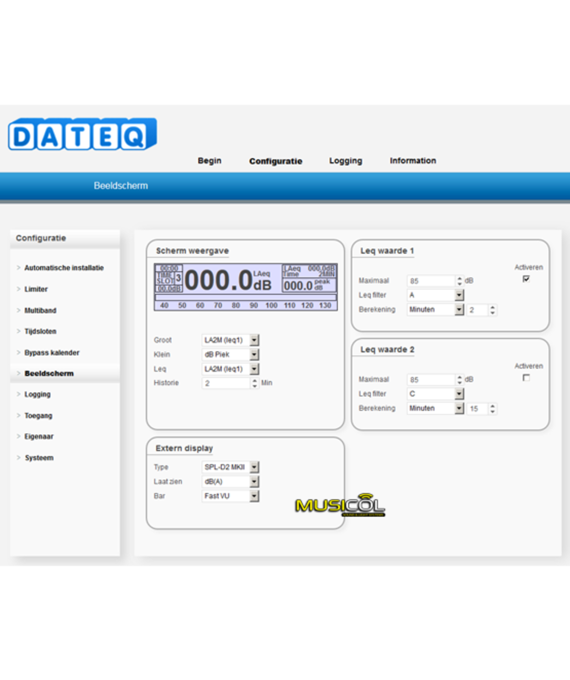 לימיטר מקצועי DATEQ SPL6