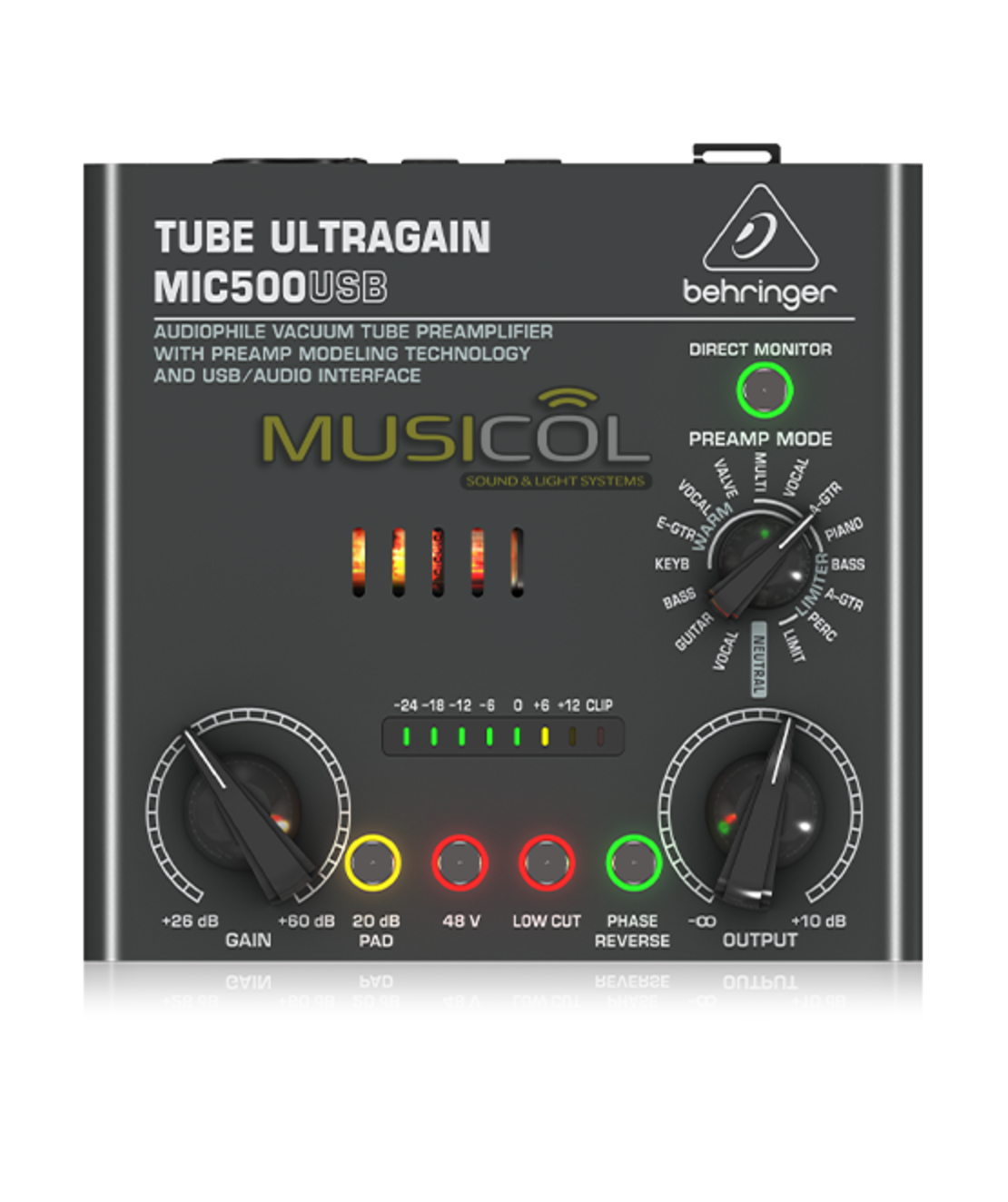 קדם מגבר BEHRINGER MIC500USB
