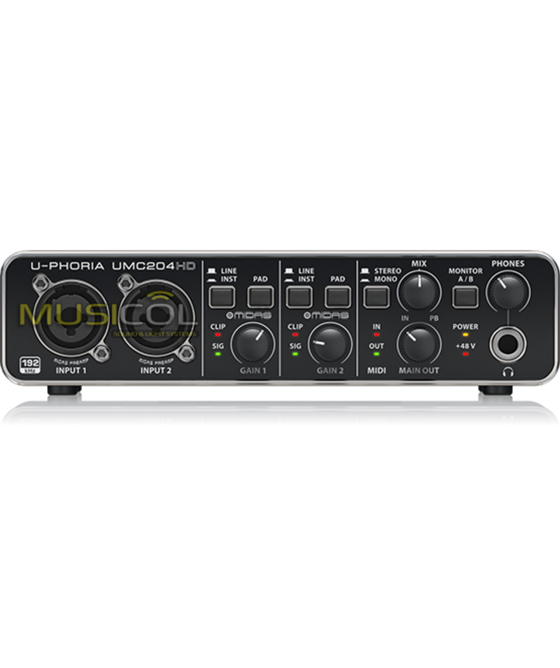 כרטיס קול BEHRINGER UMC204HD