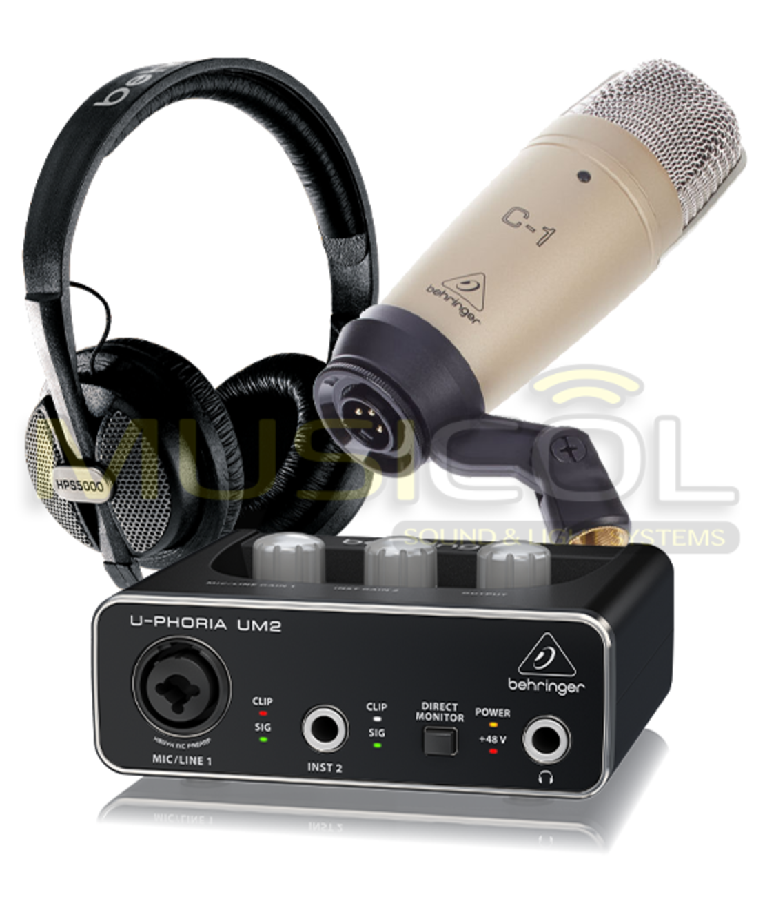 חבילת אולפן BEHRINGER U-PHORIA STUDIO