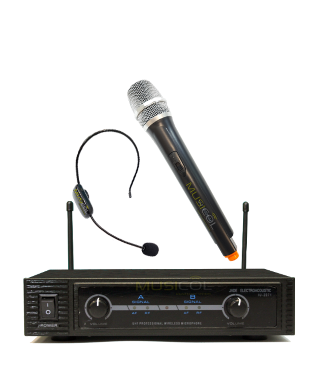 זוג מיקרופונים אלחוטיים ידני + מדונה JADE IU-2071-HMT
