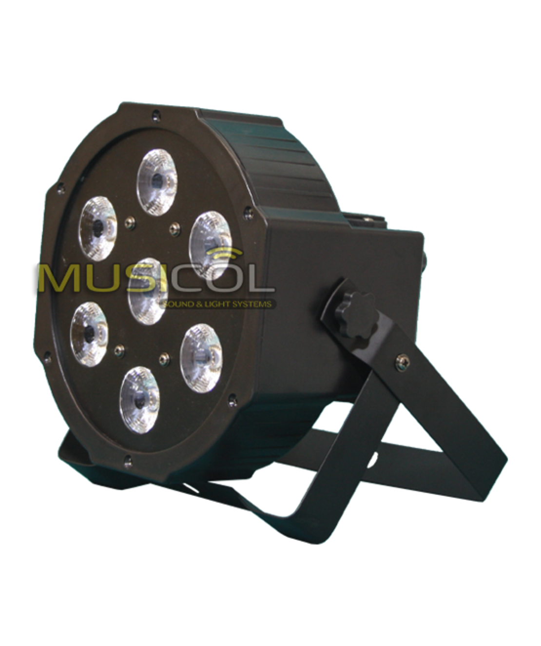 פנס שטיפה תומס 7 לדים RGBW-A-UV 12W 