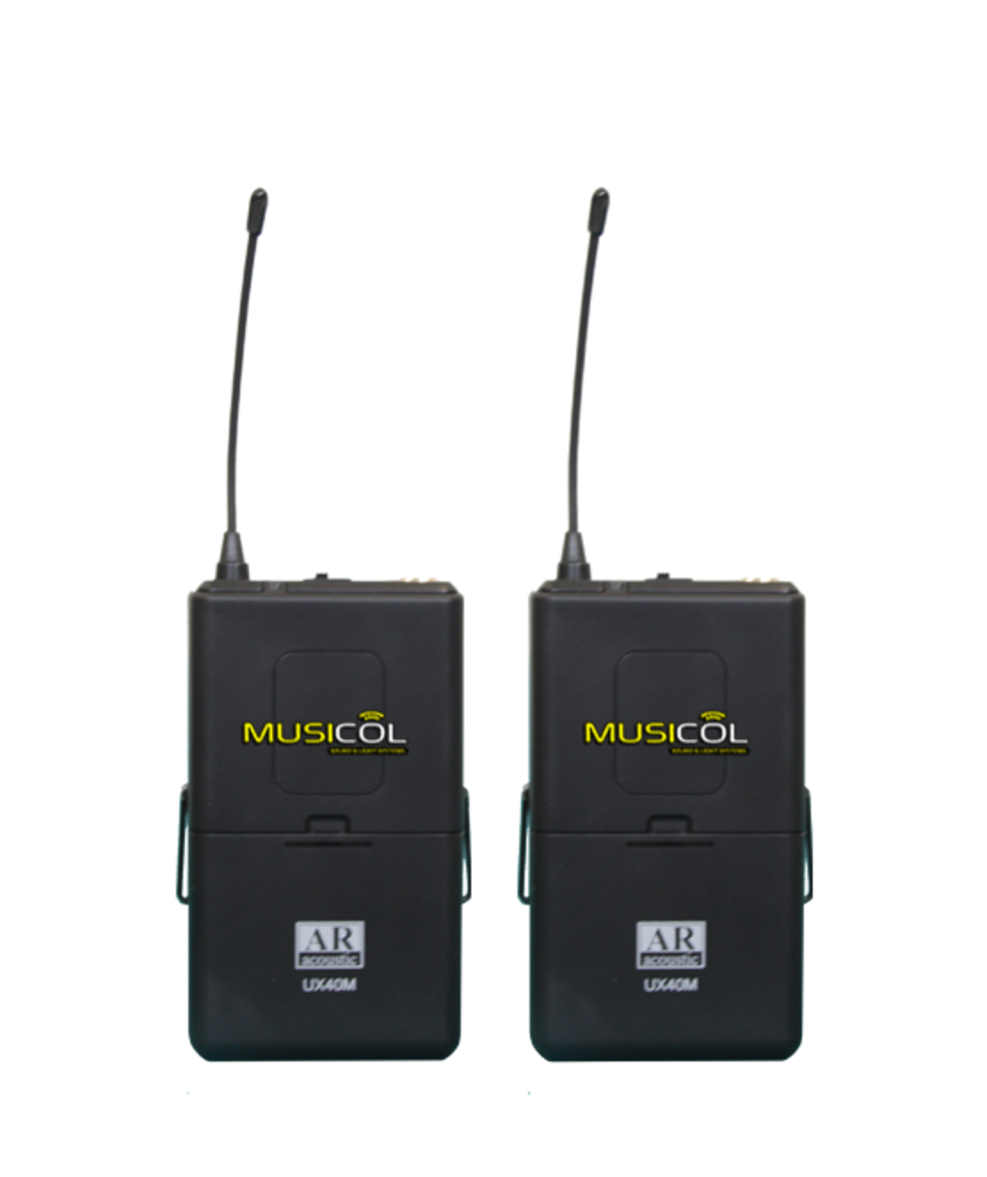 זוג מיקרופונים אלחוטיים משדר חגורה AR-ACOUSTIC UX42M