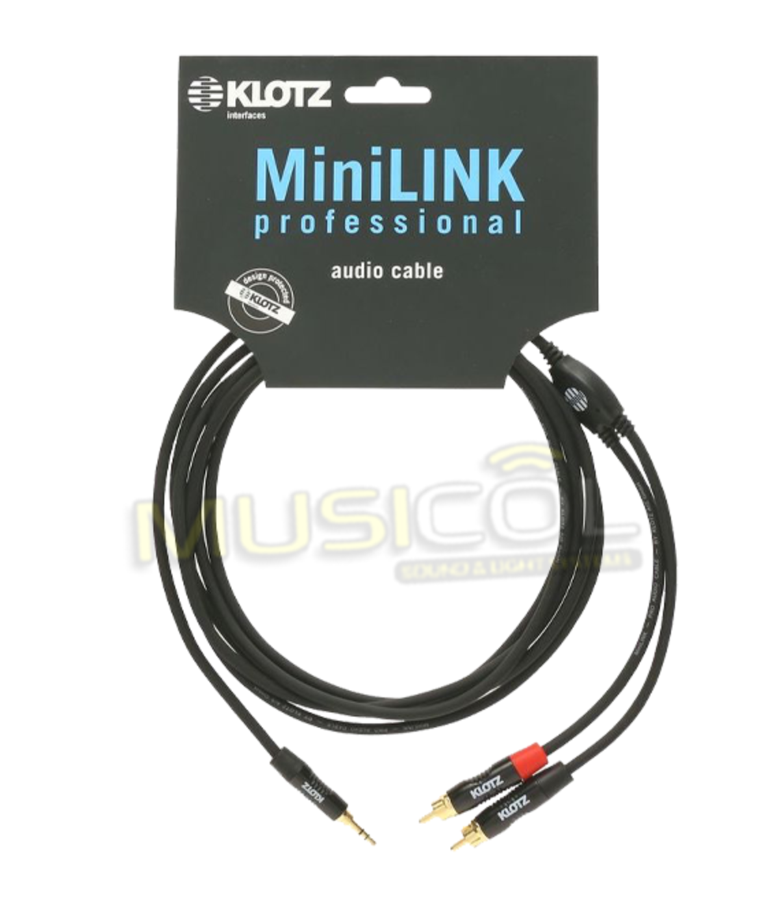 כבל RCA-PL3.5 באורך 3 מטר KLOTZ KY7-300