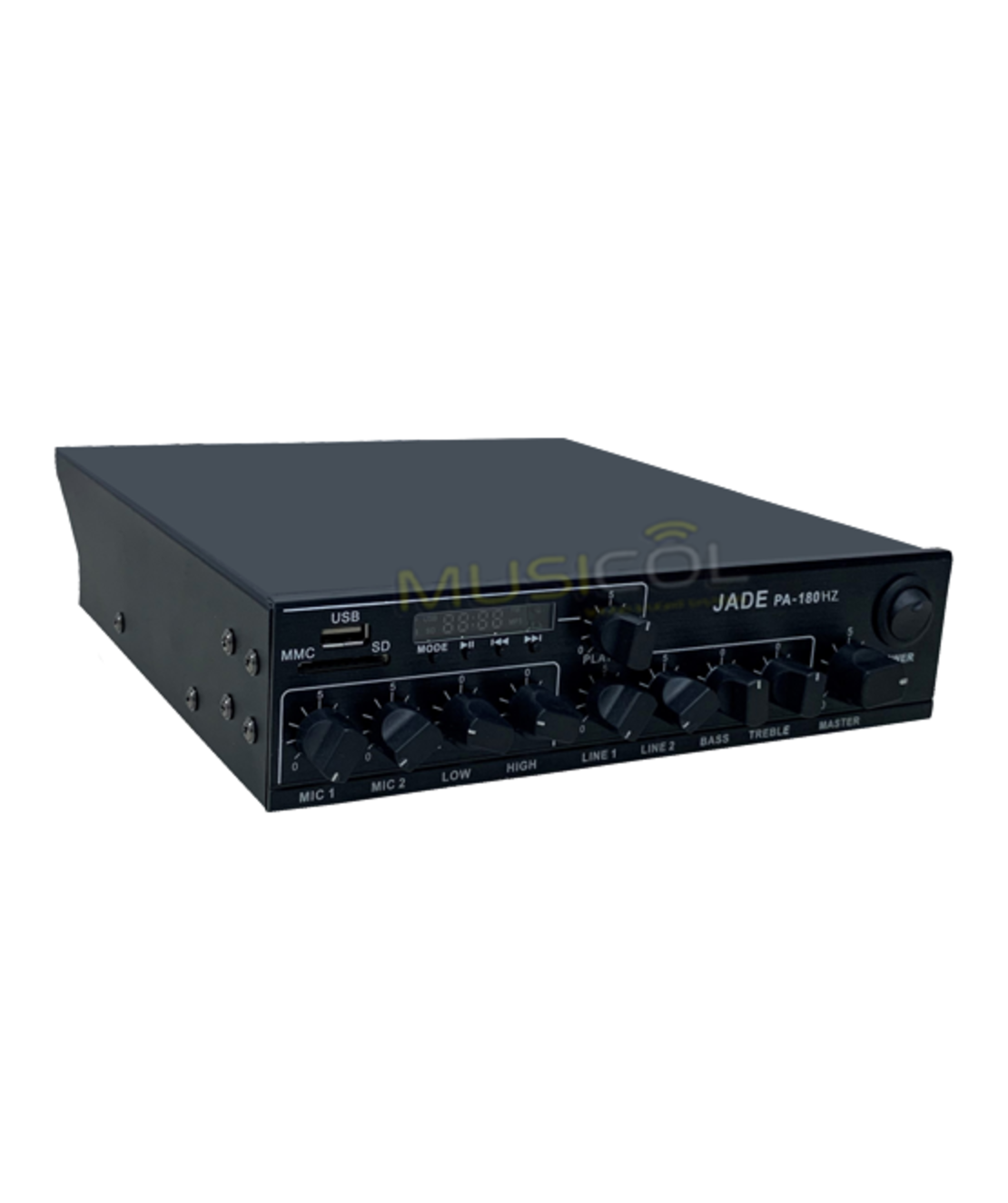 מגבר קומפקטי לכריזה והשמעה JADE PA-180HZ