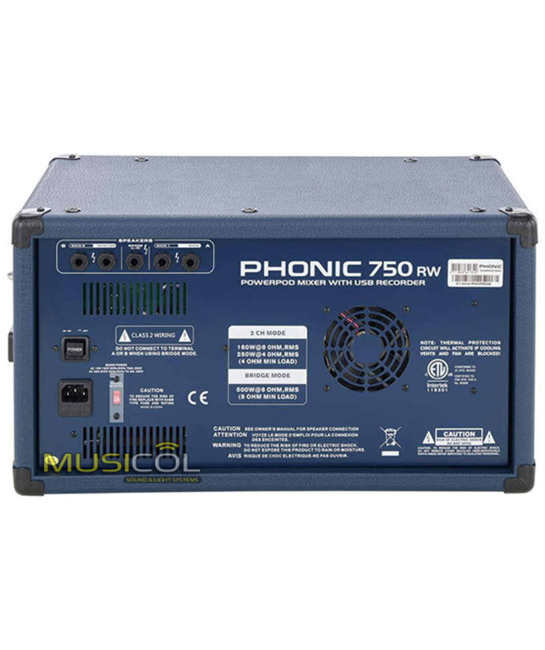 מיקסר מגבר PHOIC POWERPOD 750RW