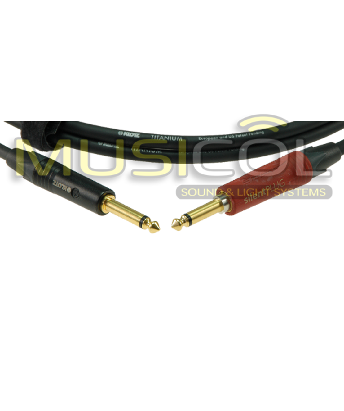 כבל silentPlug טיטניום 3 מטר KLOTZ TI-0300PSP