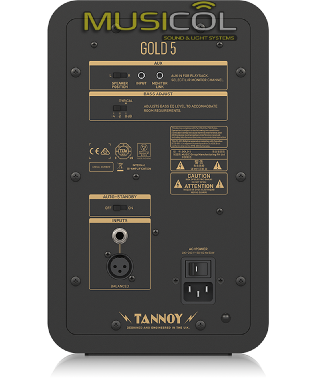 מוניטור אולפני TANNOY GOLD 5