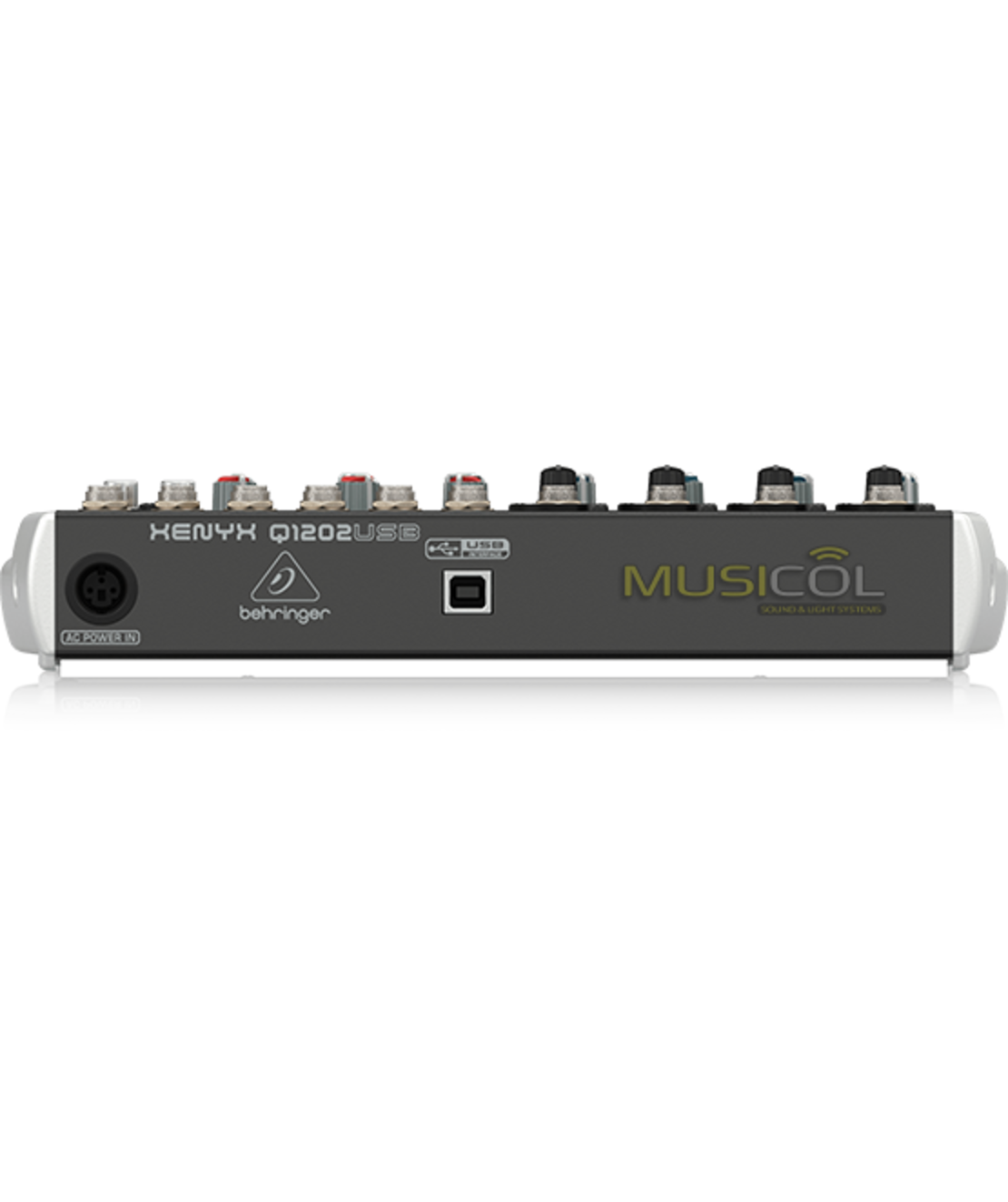 מיקסר 12 כניסות עם כרטיס קול Q1202USB