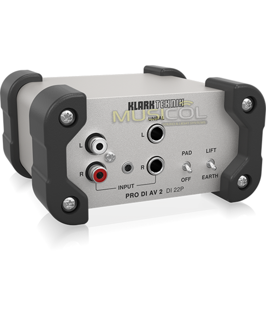 קופסאת DI סטריאו פסיבית KLARK TEKNIK DI-22P