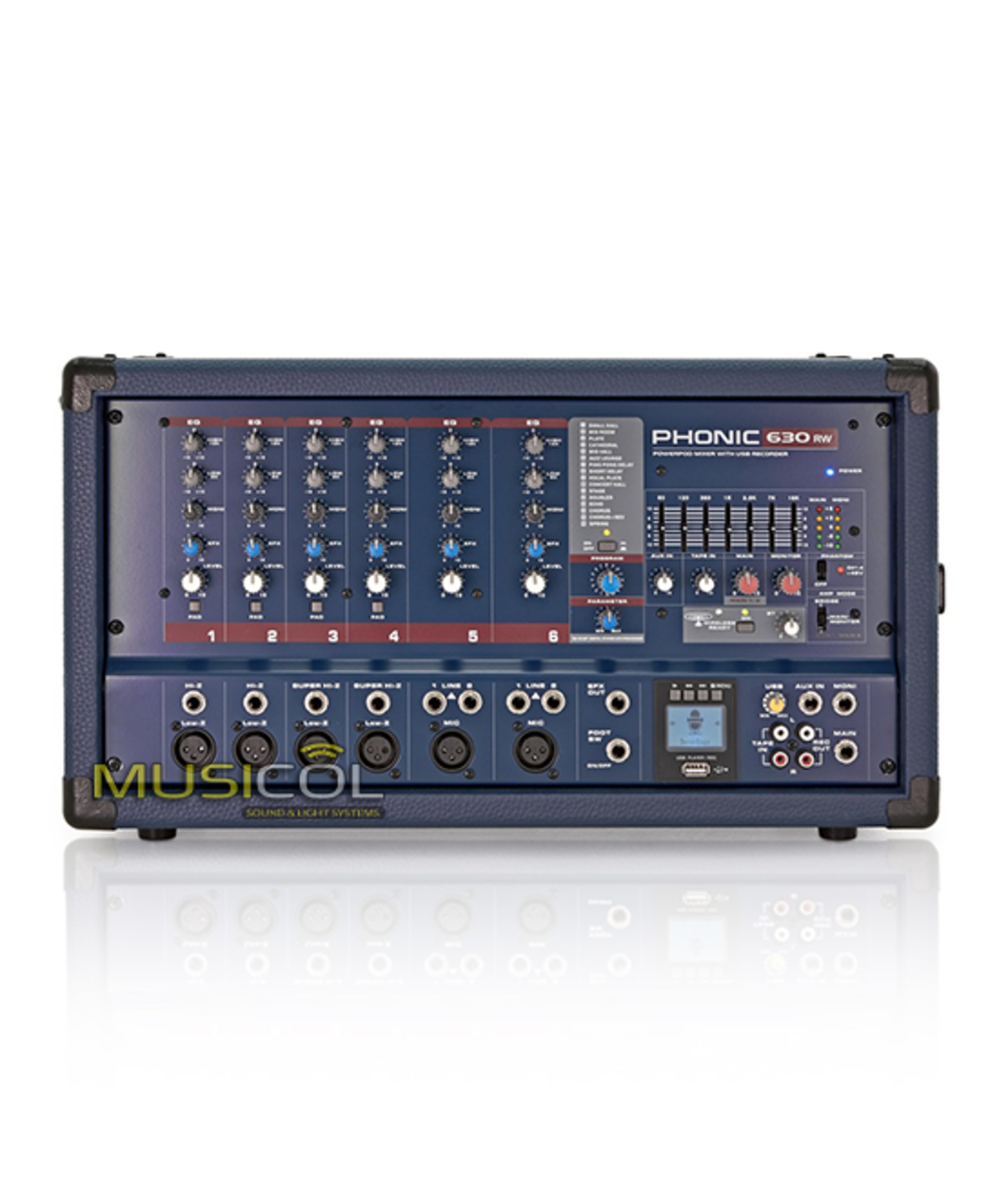 מיקסר מגבר PHOIC POWERPOD 630RW