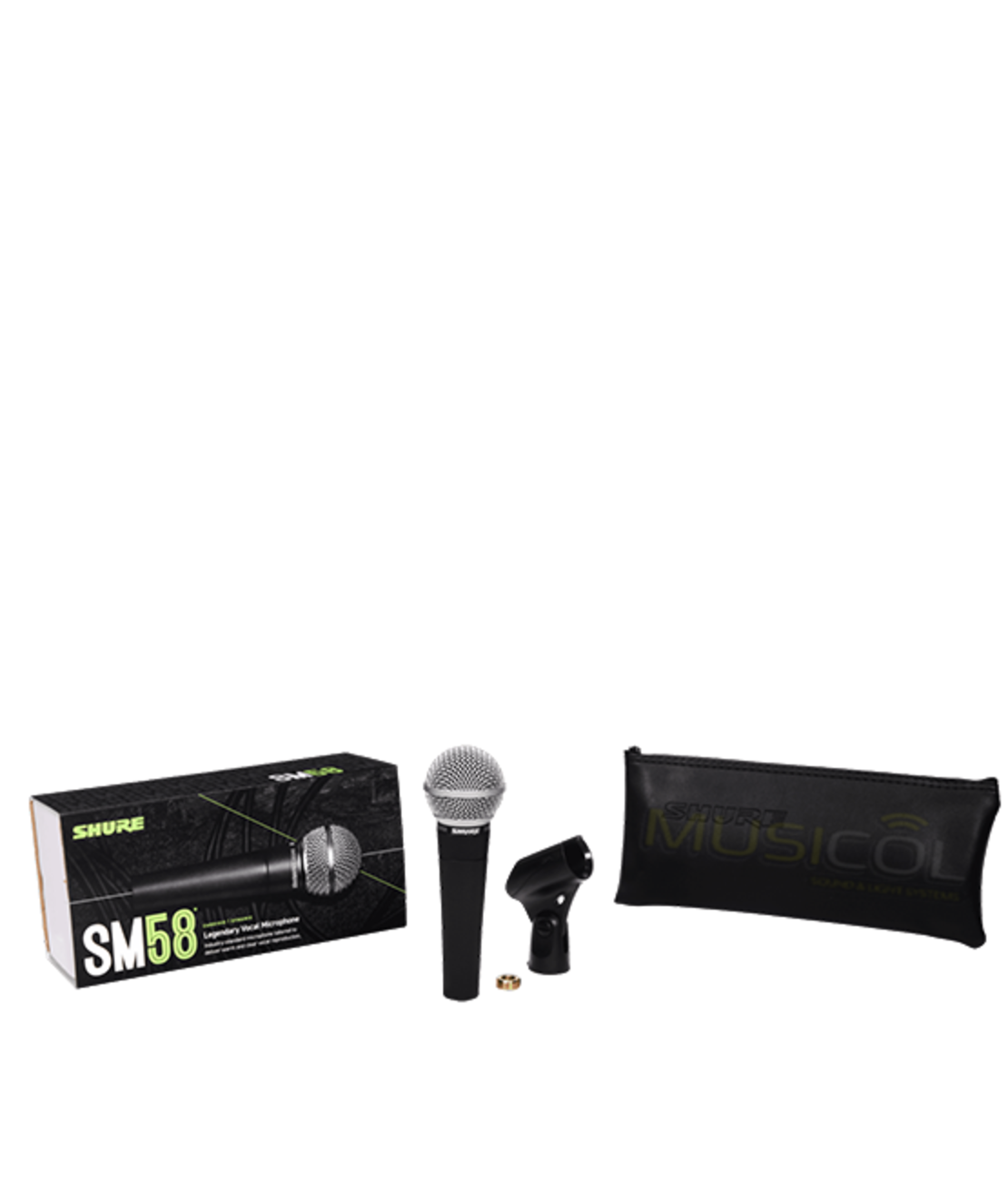 מיקרופון דינמי לדיבור ושירה SHURE SM58