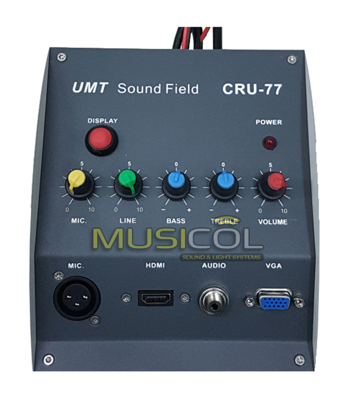 מגבר משולב IR להפעלת מקרנים CRU-77