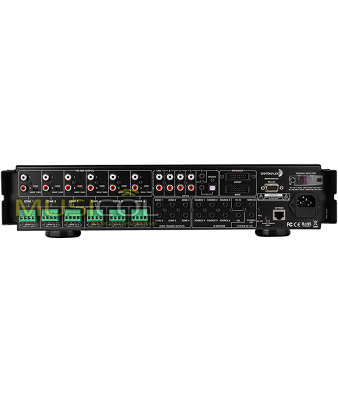 מערכת שמע 6 איזורים DAYTON-AUDIO DAX66