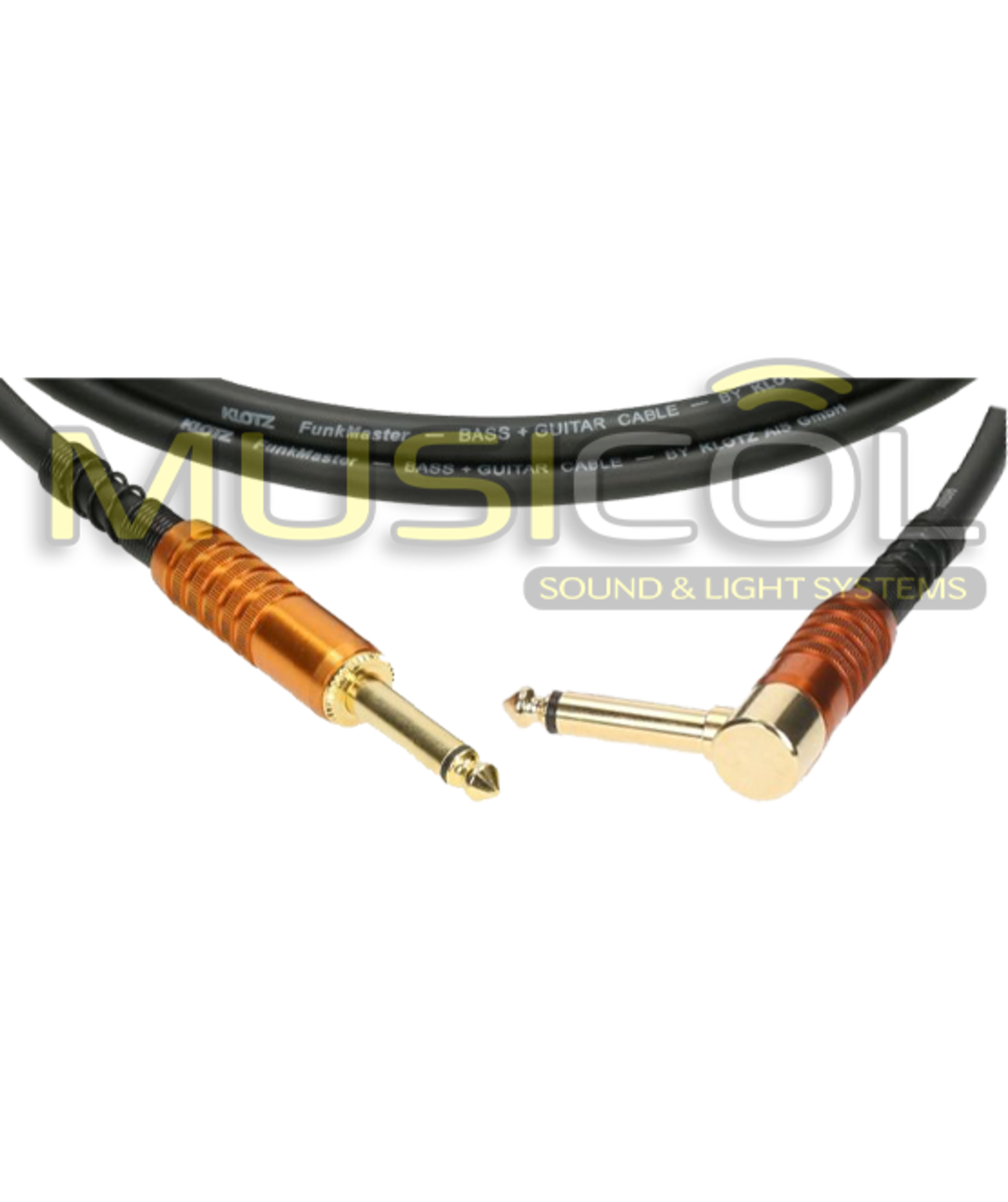 כבל גיטרה ובס באורך 6 מטר KLOTZ FunkMaster TM-R0600