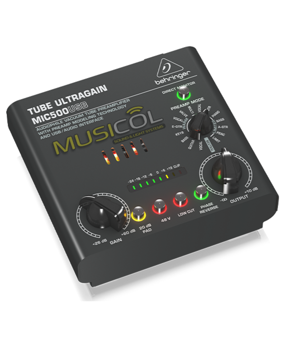 קדם מגבר BEHRINGER MIC500USB