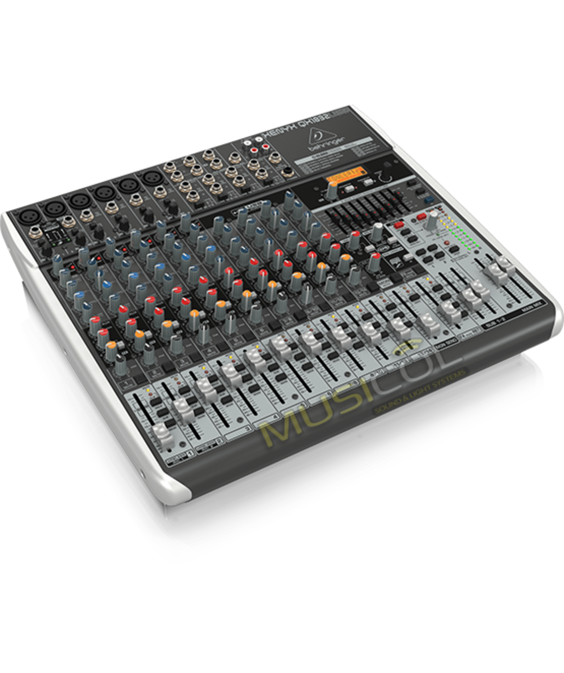 מיקסר 14 כניסות כרטיס קול ואפקט לשירה QX1832USB