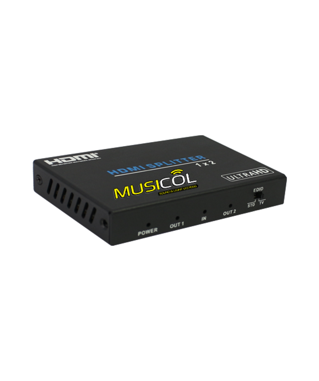 מפצל 1:2 של HDMI 2.0 עם EDID, 18G 4:4:4