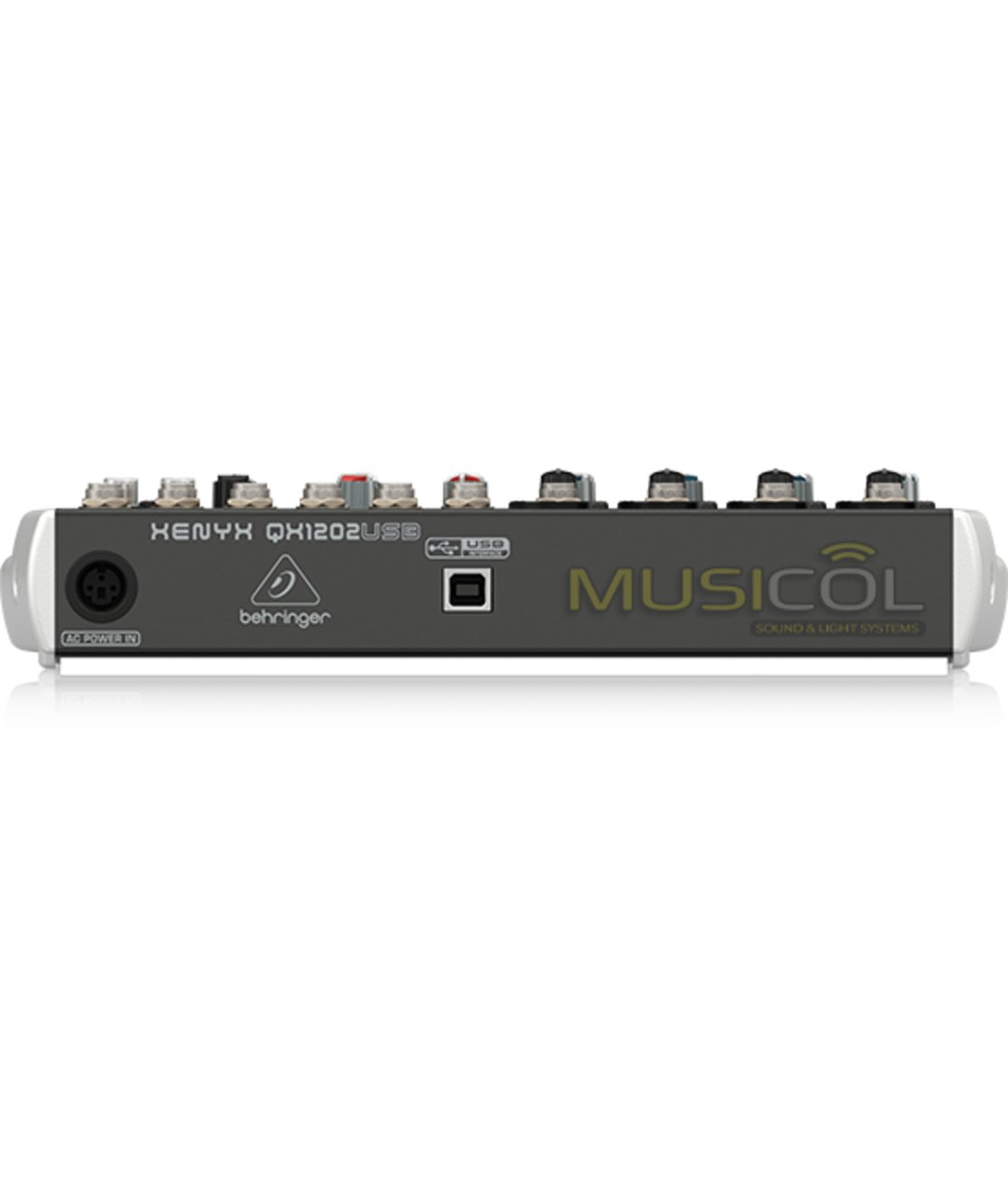 מיקסר 12 כניסות כרטיס קול ואפקט לשירה QX1202USB