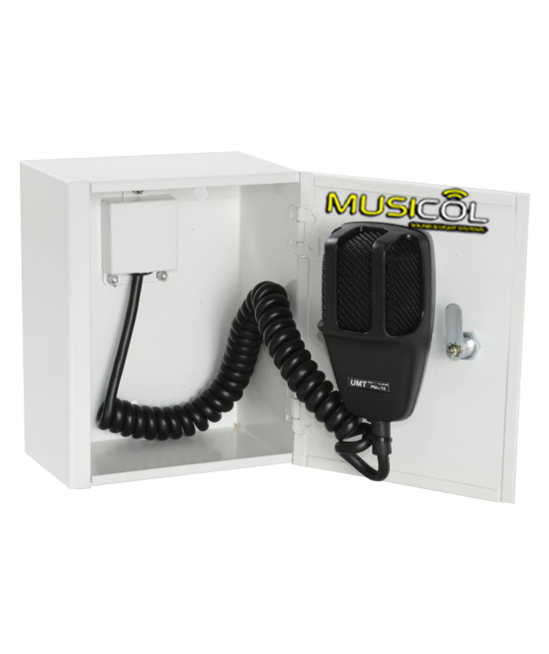 קופסת קיר תקנית למיקרופון כריזה AR ACOUSTIC MIC-BOX