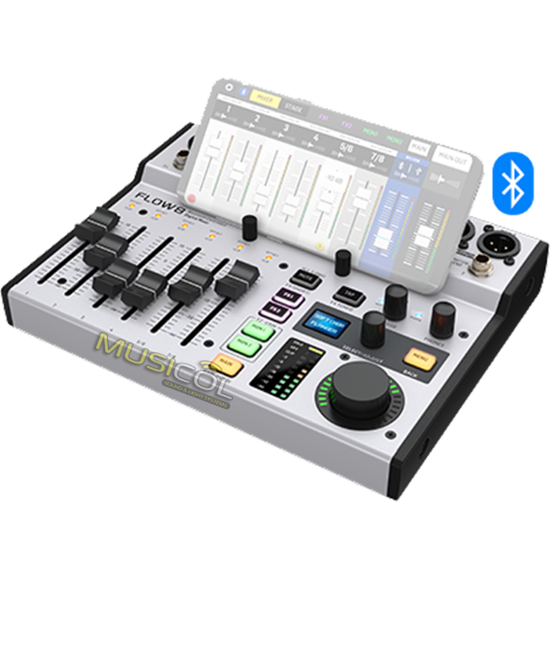 מיקסר דיגיטלי 8 ערוצים BEHRINGER FLOW8