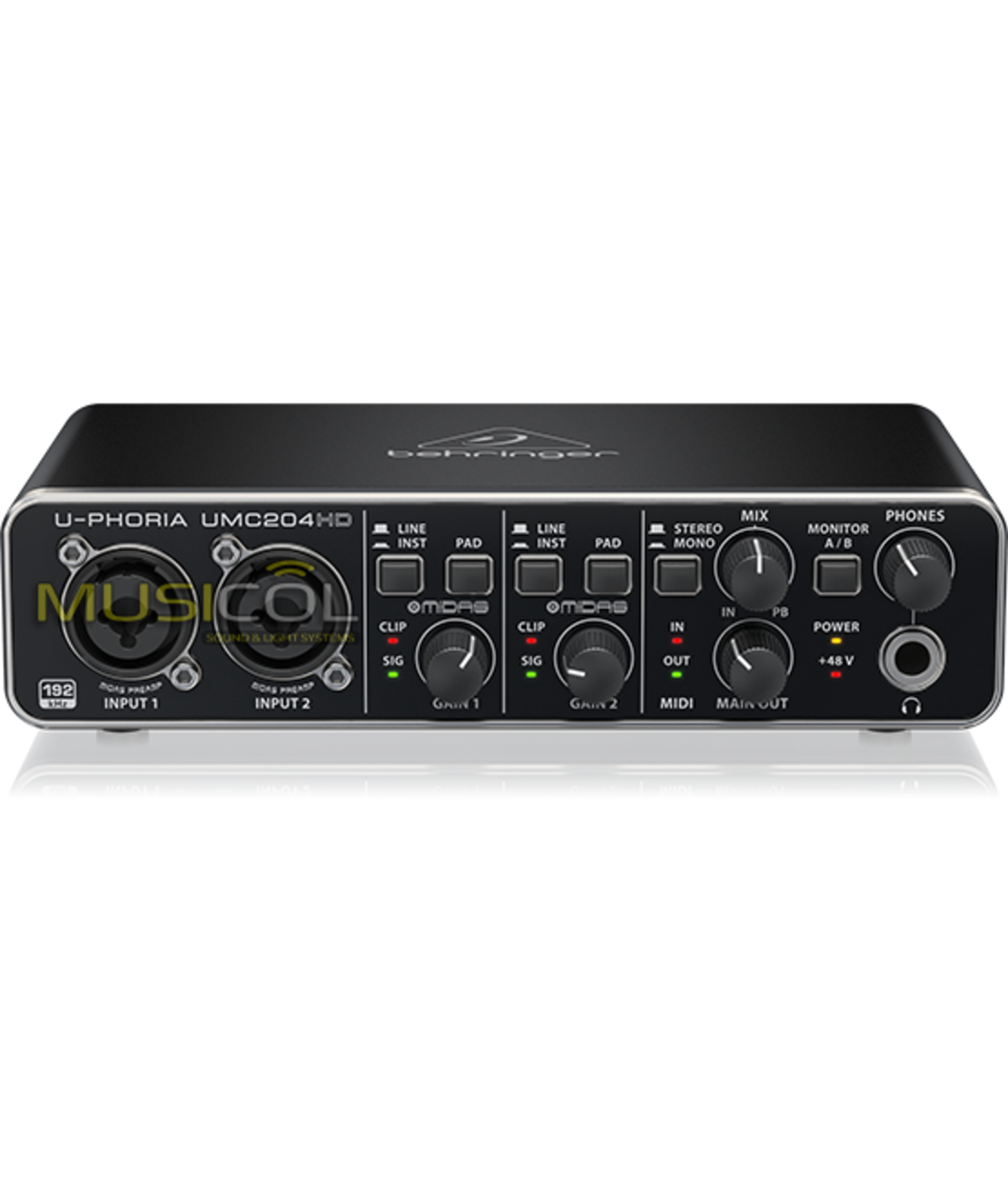 כרטיס קול BEHRINGER UMC204HD